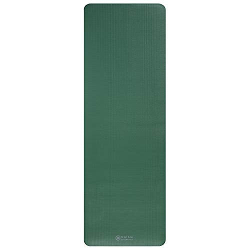 Extra-Thick Yoga Mat with Carrying Strap | Comfortable Fitness &amp; Exercise Mat for Yoga, Pilates, and Workouts