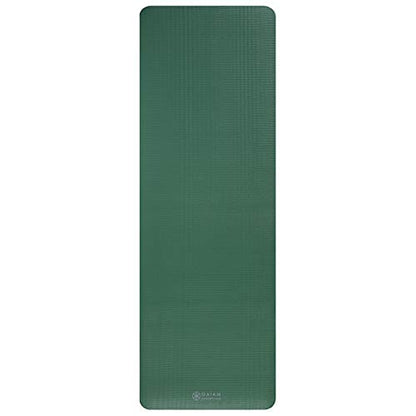 Extra-Thick Yoga Mat with Carrying Strap | Comfortable Fitness &amp; Exercise Mat for Yoga, Pilates, and Workouts