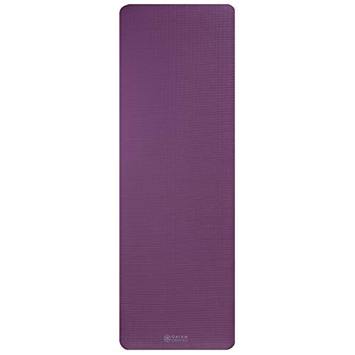 Extra-Thick Yoga Mat with Carrying Strap | Comfortable Fitness &amp; Exercise Mat for Yoga, Pilates, and Workouts