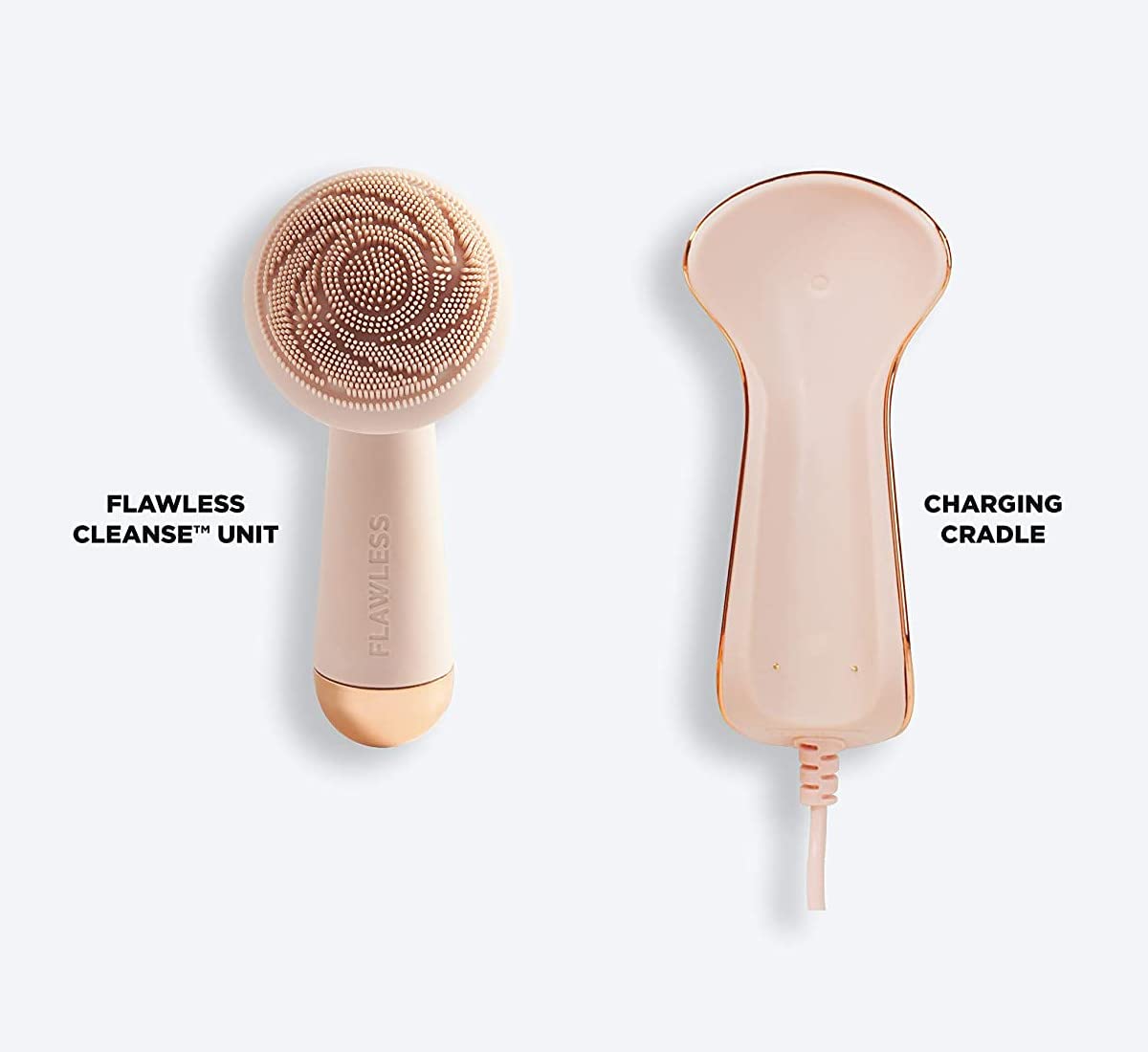 Flawless Cleanse Silicone Face Scrubber & Cleanser | 4 Modes for Radiant, Youthful Skin | 1 Count