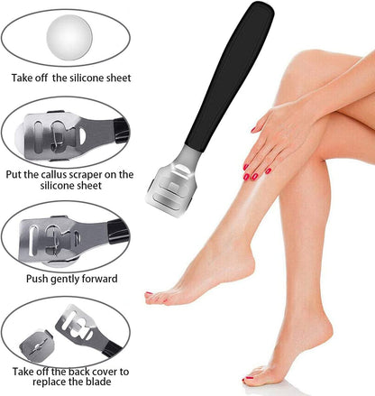 36-in-1 Pedicure Kit – Professional Foot Care Tools for Home & Salon | Includes Foot Rasp, Callus Remover, Nail Clippers, Cuticle Pushers & More