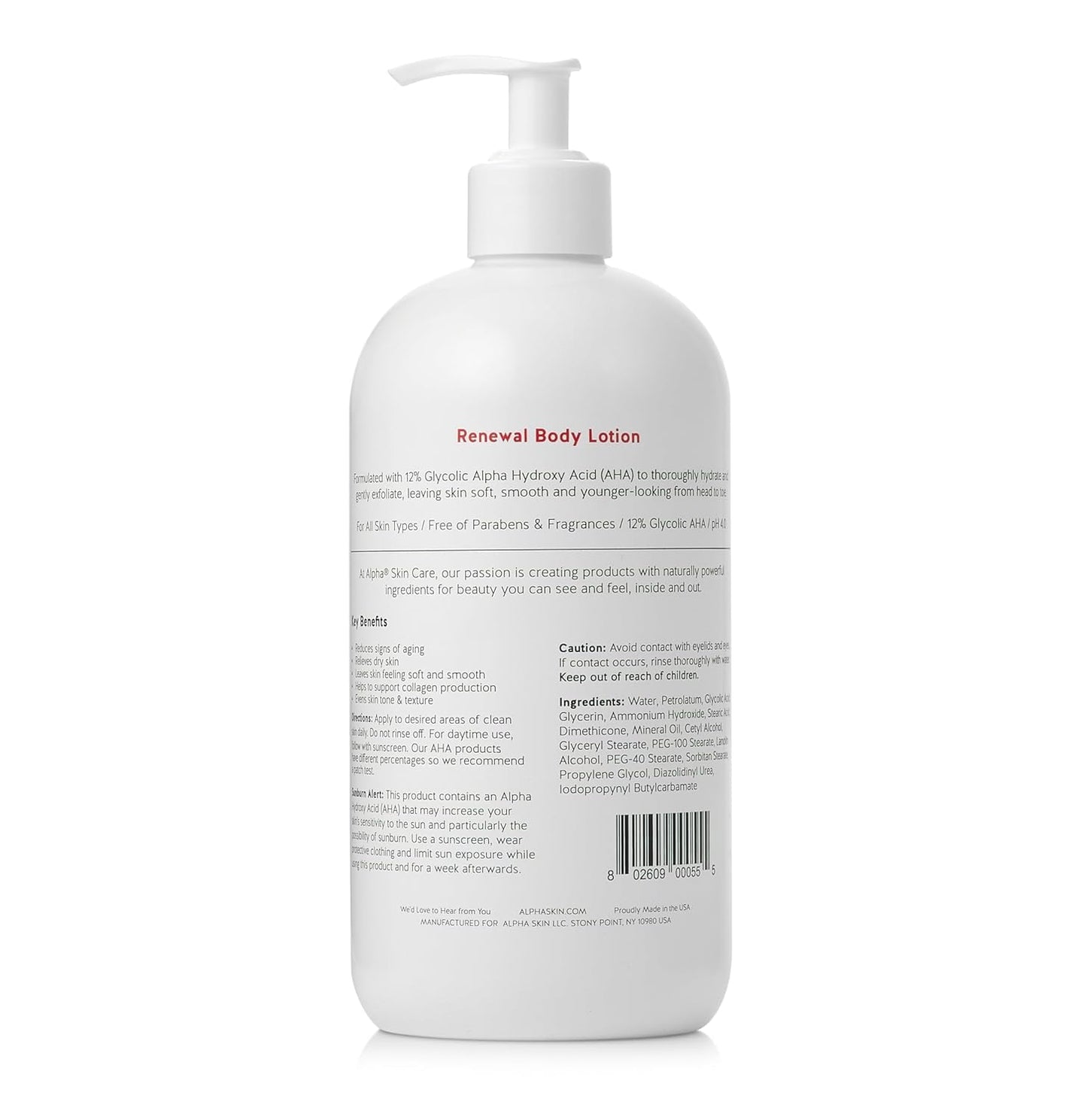 12% Glycolic Acid Anti-Aging Body Lotion | Smooth Radiant Skin