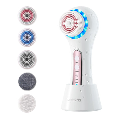 3-in-1 Electric Facial Cleansing Brush System | Waterproof | Rechargeable | Perfect for All Skin Types