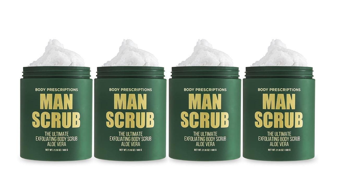 Exfoliating Aloe Vera Body Scrub for Men | Fresh, Clean, and Healthy Skin