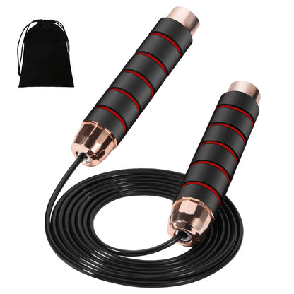 Adjustable Cotton Jump Rope with Foam Handles| Durable Non-Slip Design | Indoor & Outdoor Fitness