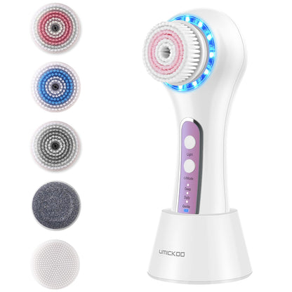 3-in-1 Electric Facial Cleansing Brush System | Waterproof | Rechargeable | Perfect for All Skin Types