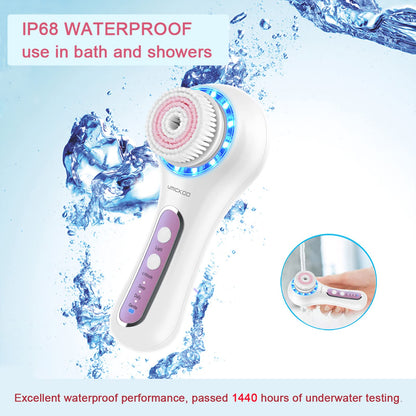 3-in-1 Electric Facial Cleansing Brush System | Waterproof | Rechargeable | Perfect for All Skin Types