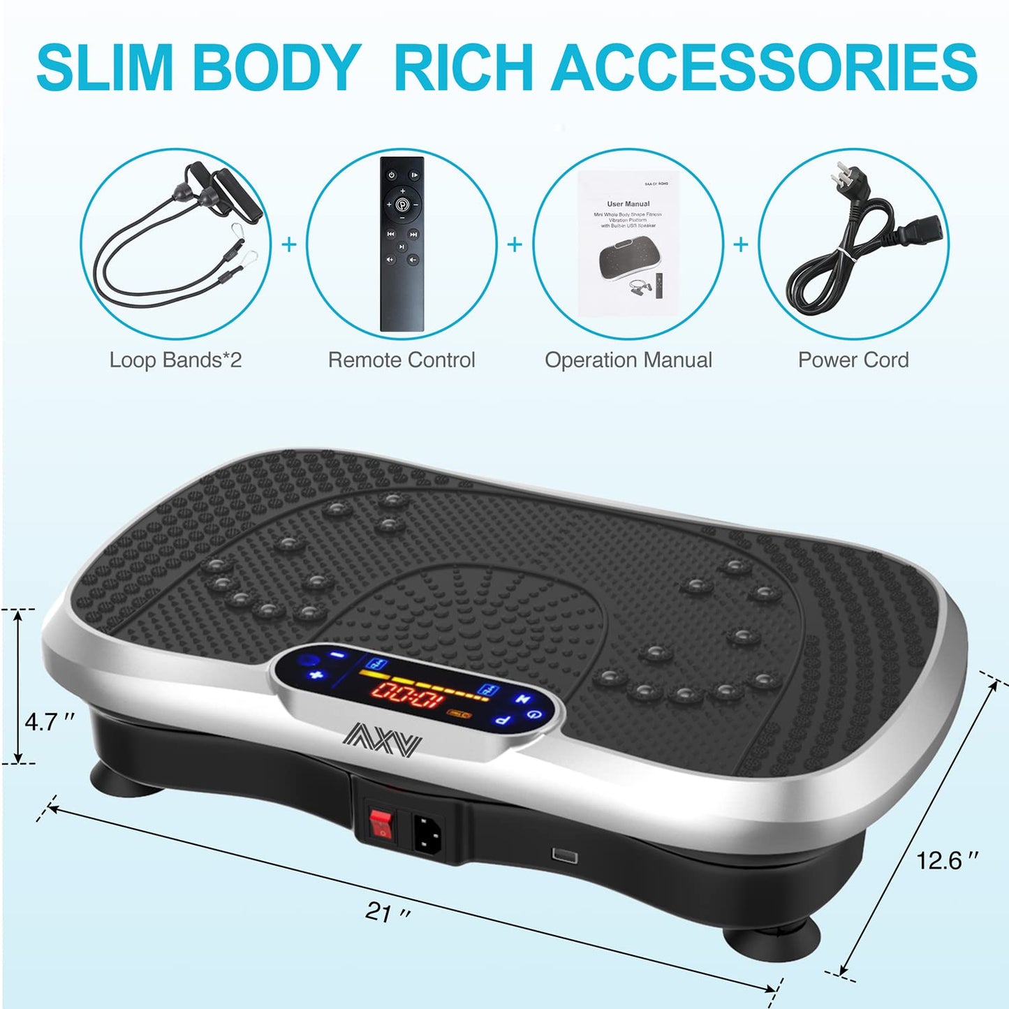 Vibration Plate Exercise Machine |  Sculpt Your Dream Body | Relieve Pain | Boost Fitness