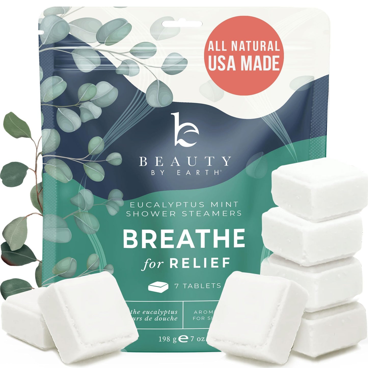 Eucalyptus Mint Shower Steamers | Handmade in the USA |Relaxation | Revitalization