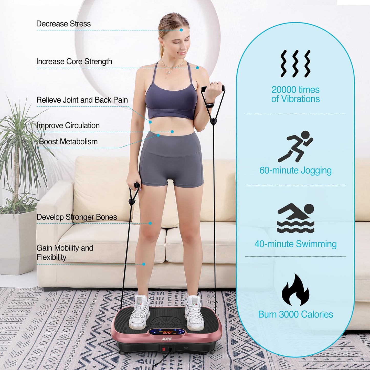 Vibration Plate Exercise Machine |  Sculpt Your Dream Body | Relieve Pain | Boost Fitness