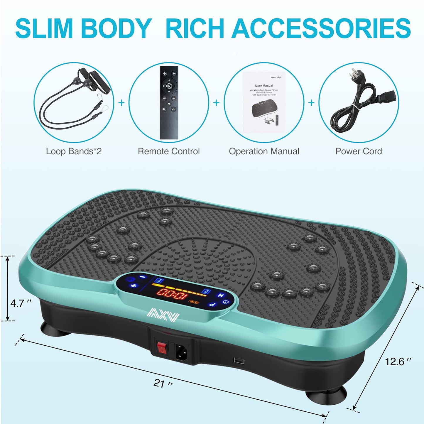 Vibration Plate Exercise Machine |  Sculpt Your Dream Body | Relieve Pain | Boost Fitness