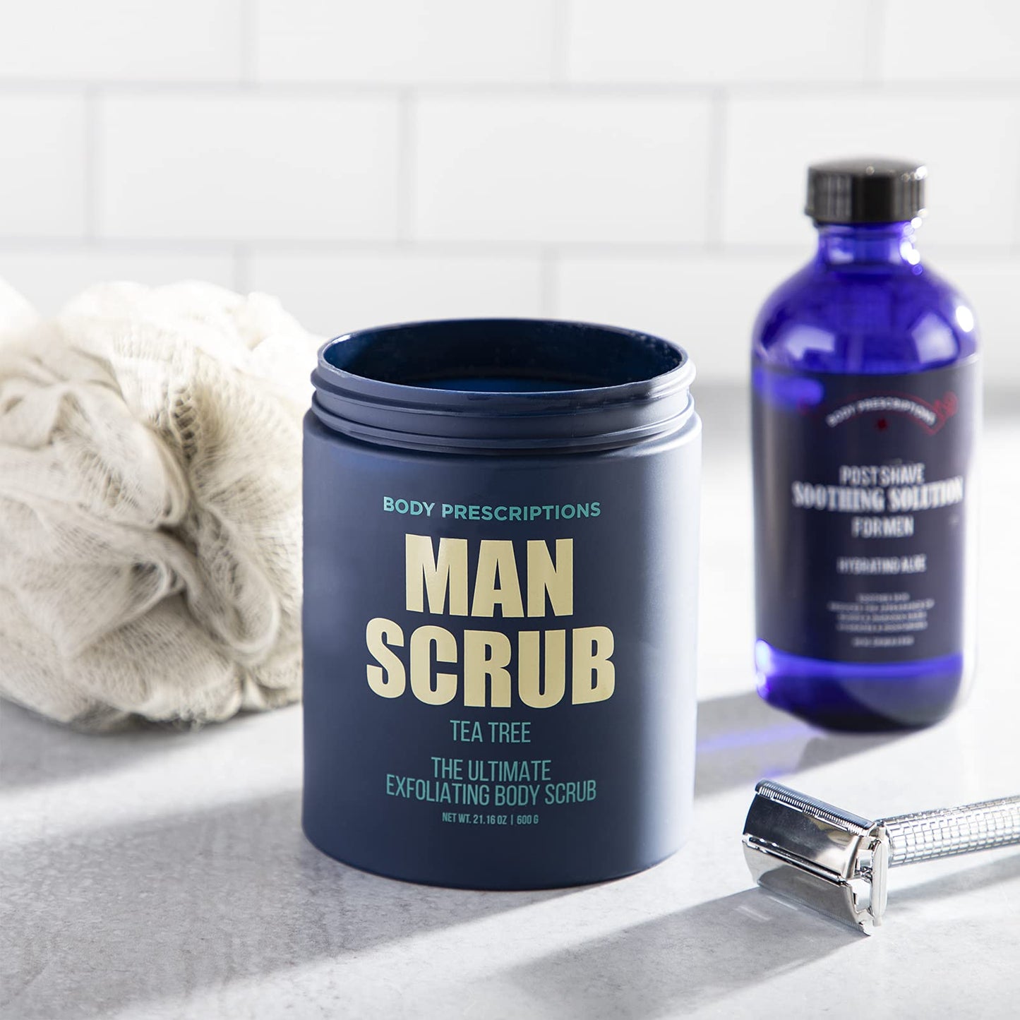 Exfoliating Aloe Vera Body Scrub for Men | Fresh, Clean, and Healthy Skin