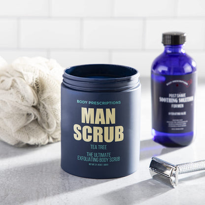 Exfoliating Aloe Vera Body Scrub for Men | Fresh, Clean, and Healthy Skin