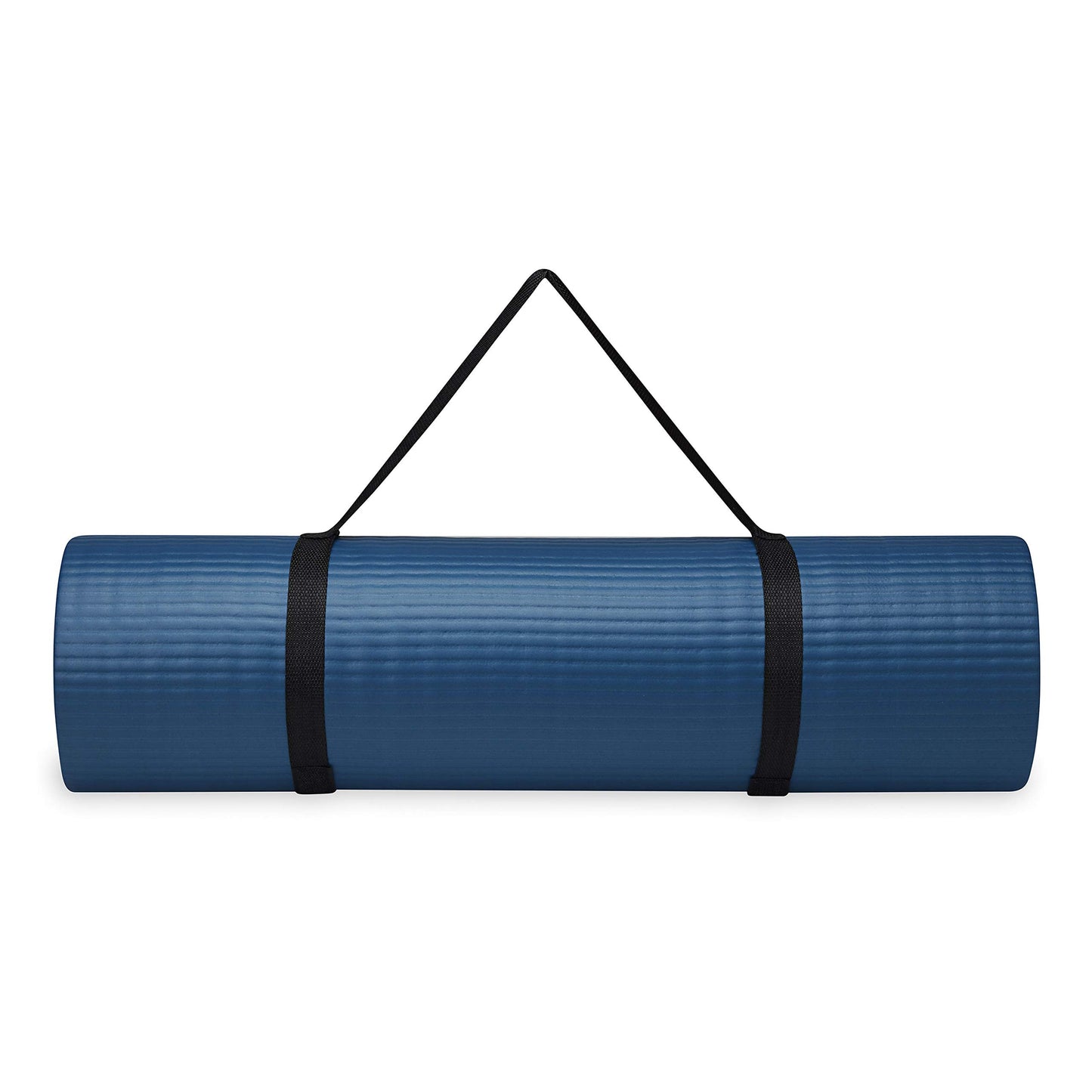 Extra-Thick Yoga Mat with Carrying Strap | Comfortable Fitness &amp; Exercise Mat for Yoga, Pilates, and Workouts