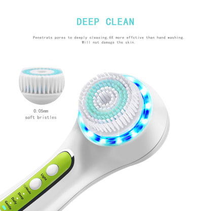 3-in-1 Electric Facial Cleansing Brush System | Waterproof | Rechargeable | Perfect for All Skin Types