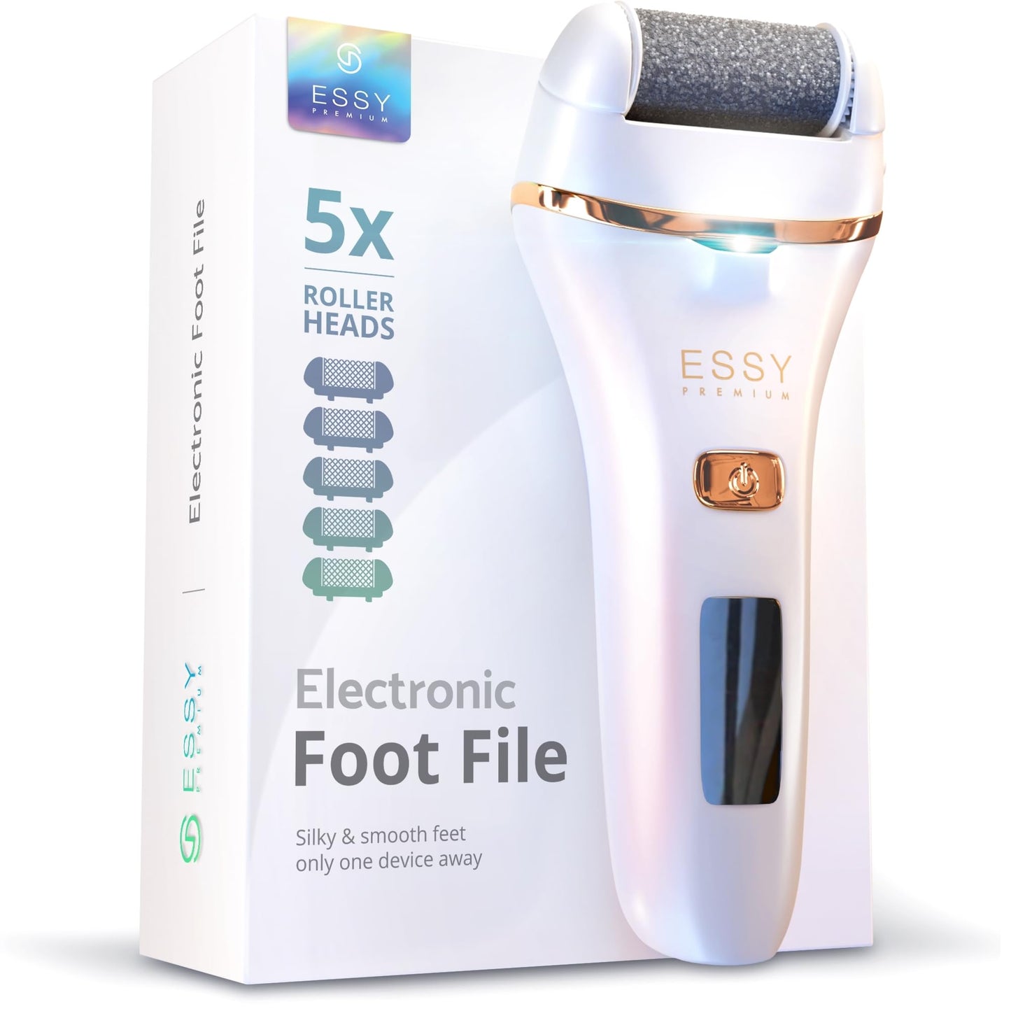 Rechargeable Electric Foot File | Effective Callus Remover | Pressure Lock Technology