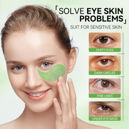 Aloe Vera Eye Masks 60 Pcs | Puffy Eyes | Dark Circles | Wrinkles |Fine Lines Treatment