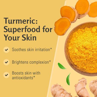 Turmeric | Collagen & Coconut Oil Exfoliating Body Scrub | Nourishing Skin Care | Face, Body, Hands & Feet