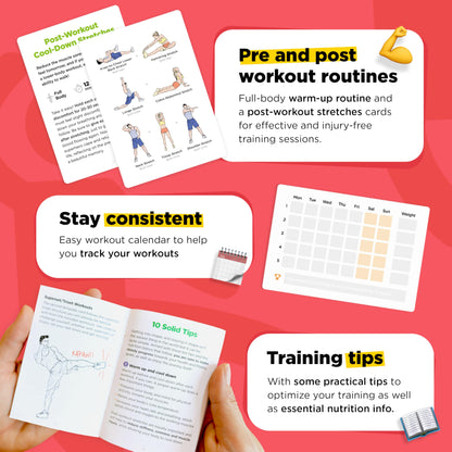 Portable Exercise Cards for Home Workouts | Fitness for Beginners & Pros