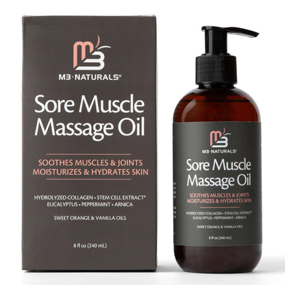 Collagen & Stem Cell Infused Massage Oil | Anti-Cellulite | Skin Tightening Body Oil for Men and Women