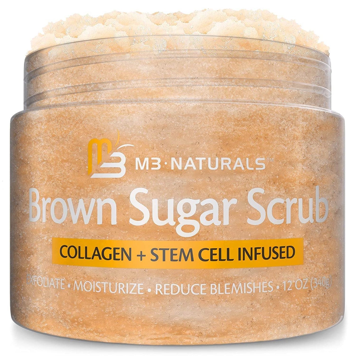 Turmeric | Collagen & Coconut Oil Exfoliating Body Scrub | Nourishing Skin Care | Face, Body, Hands & Feet