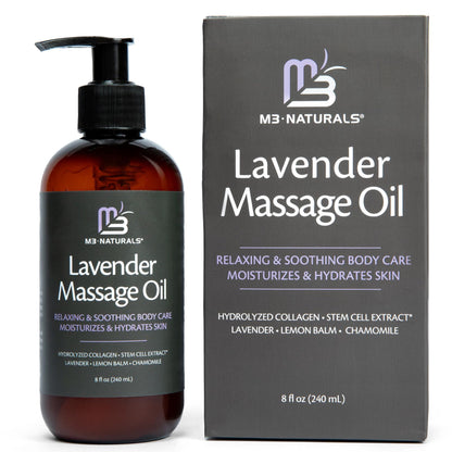 Collagen & Stem Cell Infused Massage Oil | Anti-Cellulite | Skin Tightening Body Oil for Men and Women