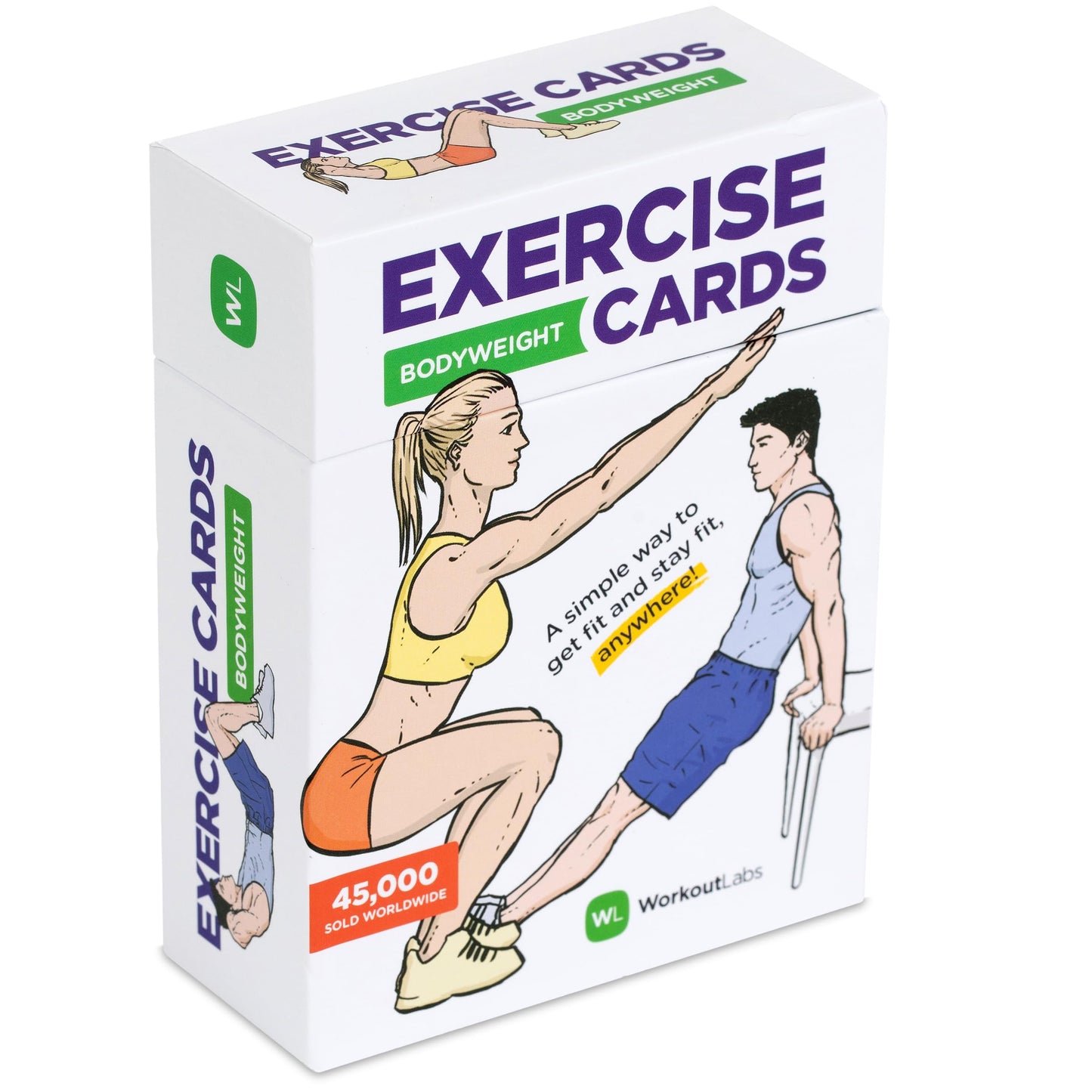 Portable Exercise Cards for Home Workouts | Fitness for Beginners & Pros