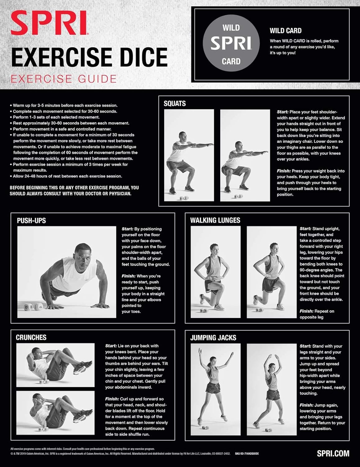 Fun Exercise Dice for Couples, Groups or Yourself | Fitness Workouts Made Exciting