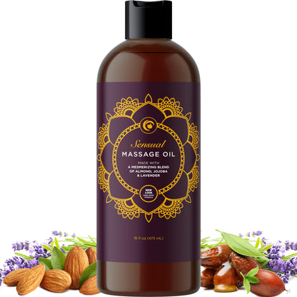 Lavender Massage Oil | Nourishing & Relaxing | Perfect for Couples or Self-Care