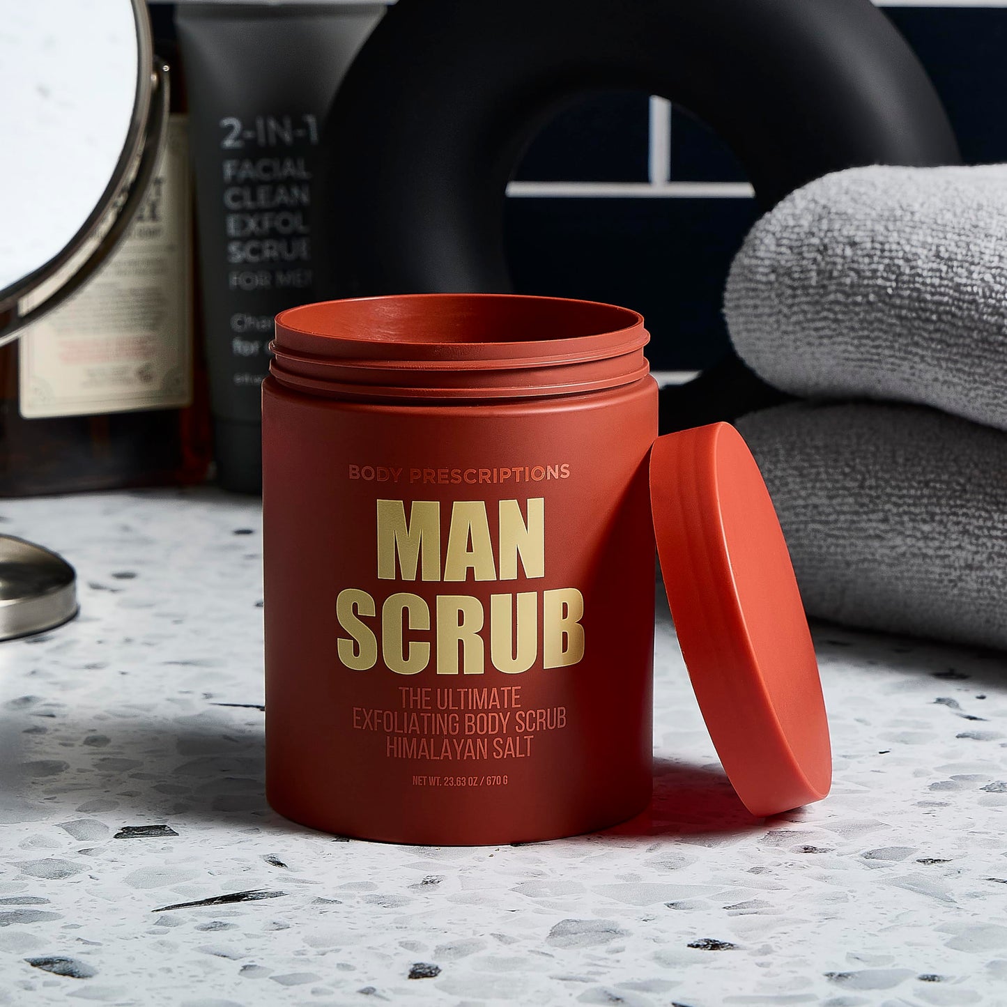 Exfoliating Aloe Vera Body Scrub for Men | Fresh, Clean, and Healthy Skin