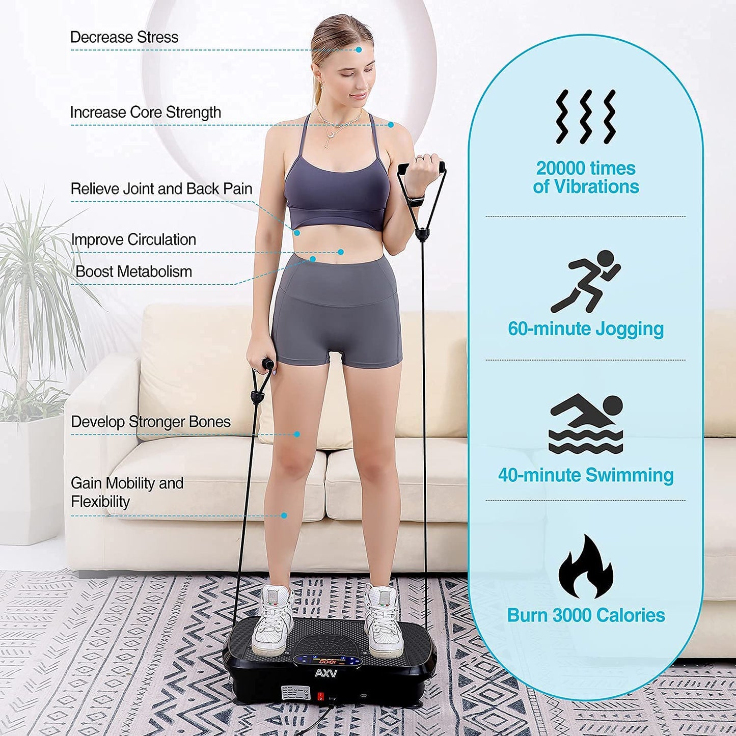 Vibration Plate Exercise Machine |  Sculpt Your Dream Body | Relieve Pain | Boost Fitness