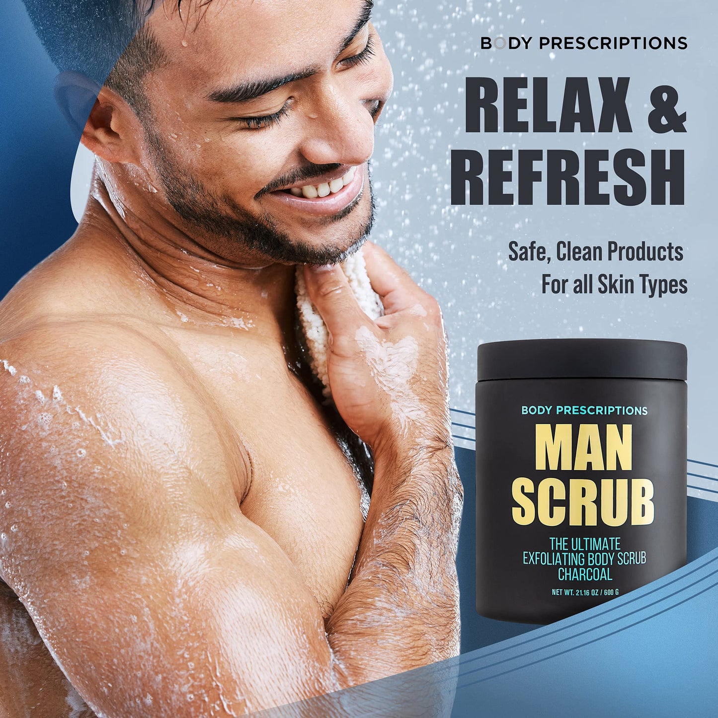 Exfoliating Aloe Vera Body Scrub for Men | Fresh, Clean, and Healthy Skin